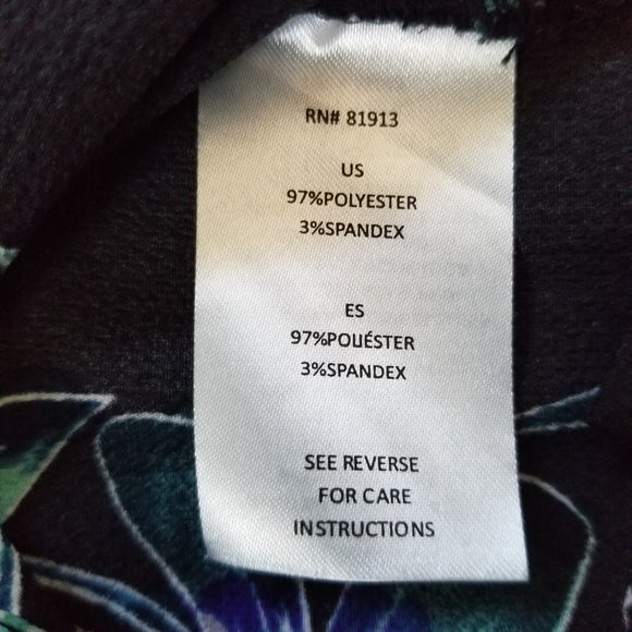 c & e floral tank blouse M - Picture 5 of 8